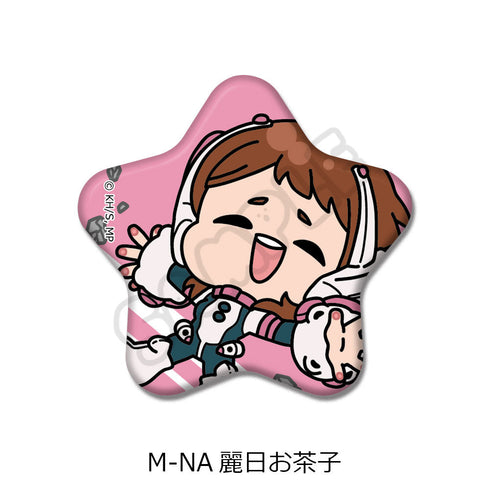 『僕のヒーローアカデミア』みんなmochocho化大作戦! 第4弾 星型缶バッジ M-NA 麗日お茶子